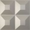Ekena Millwork 19 5/8in. W x 19 5/8in. H Foster EnduraWall Decorative 3D Wall Panel Covers 2.67 Sq. Ft. WP20X20FOBAL - alternate 1